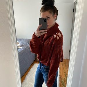 Buckle Cropped and Cold Should Sweater